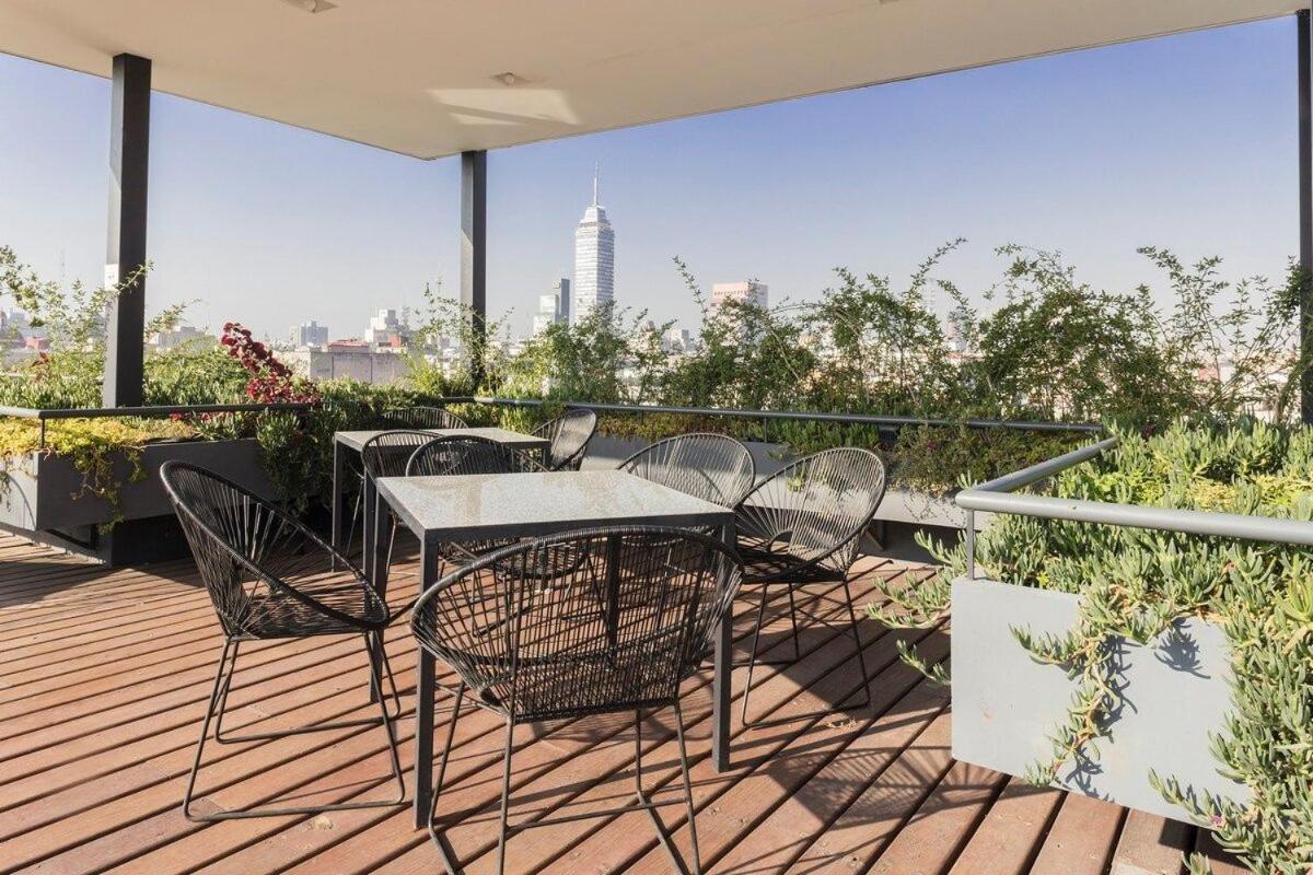 Апартаменты Exclusivo Loft A Pasos Del Zocalo No Lo Pierdas Мехико Экстерьер фото